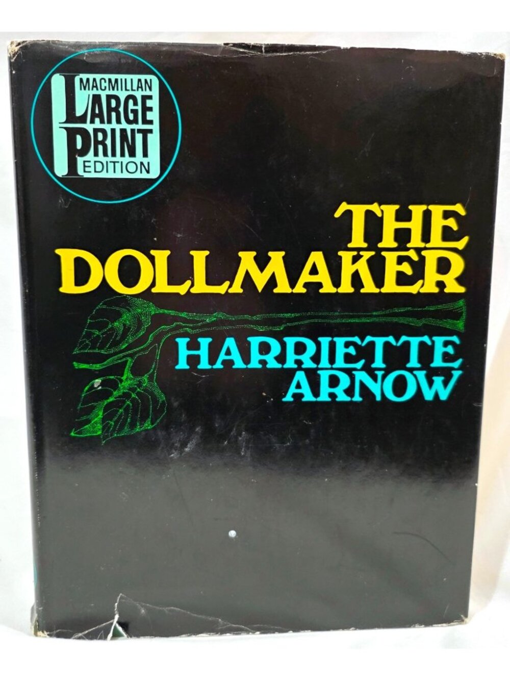 THE DOLLMAKER by Harriette Arnow LARGE PRINT Macmillan hard cover Book & DJ 1954